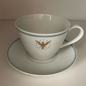 Vintage Noritake Pan Am/Presidential Tea Cup and Saucer (Pair)